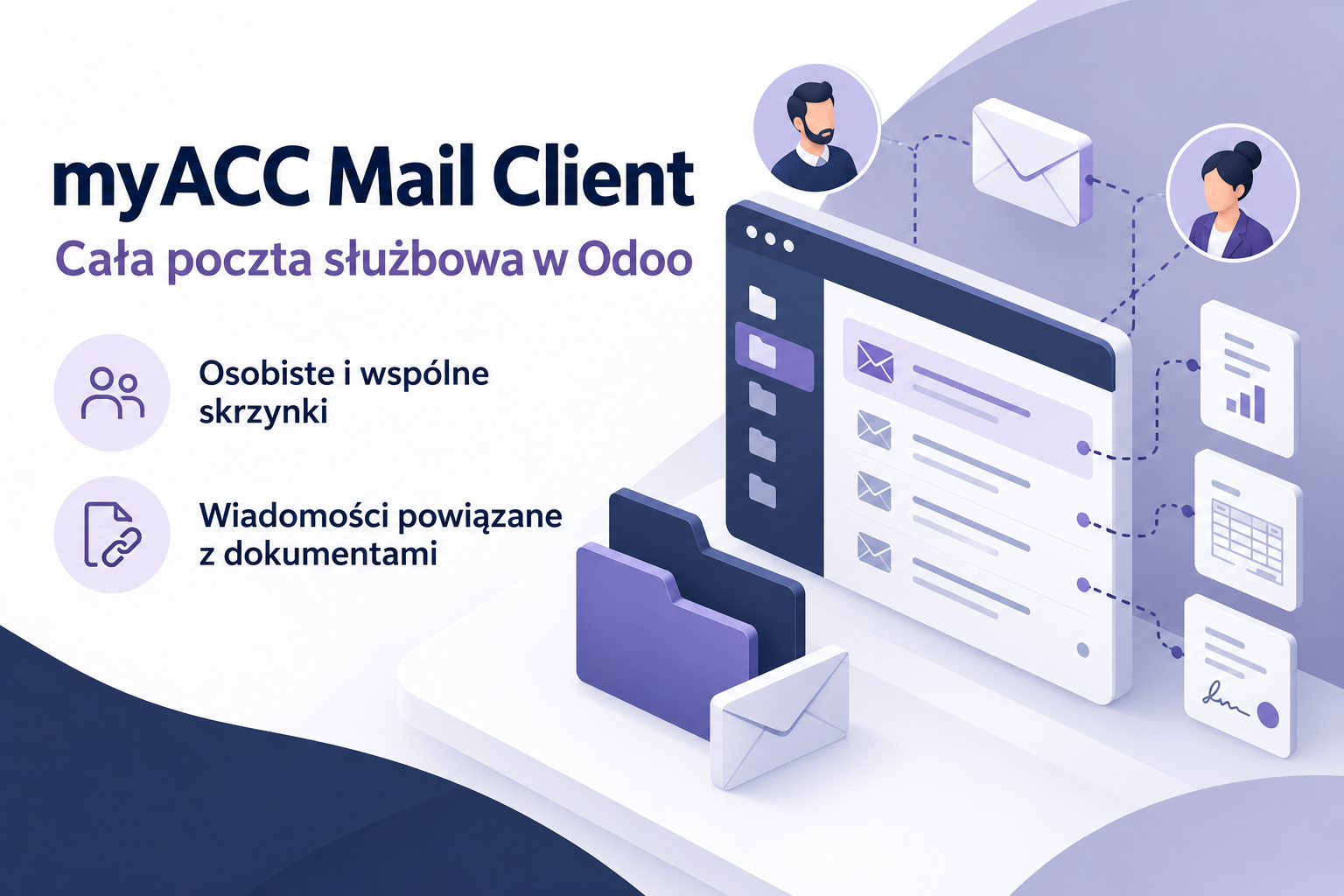 Cała poczta służbowa — w Odoo